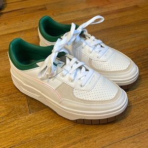 Puma platform sneakers white